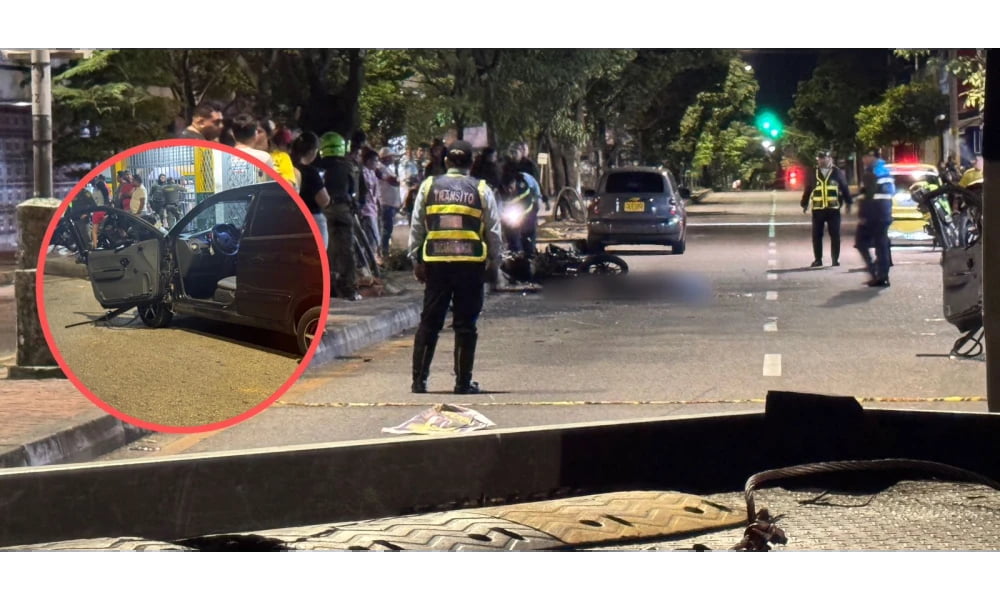 Raúl, el motociclista que murió al chocar con una puerta abierta de un vehículo en Bucaramanga.