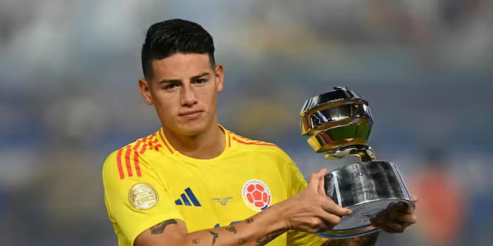 El Volante de la Selección Colombia, James Rodríguez fue Elegido ‘Mejor Jugador de la Copa América'.
